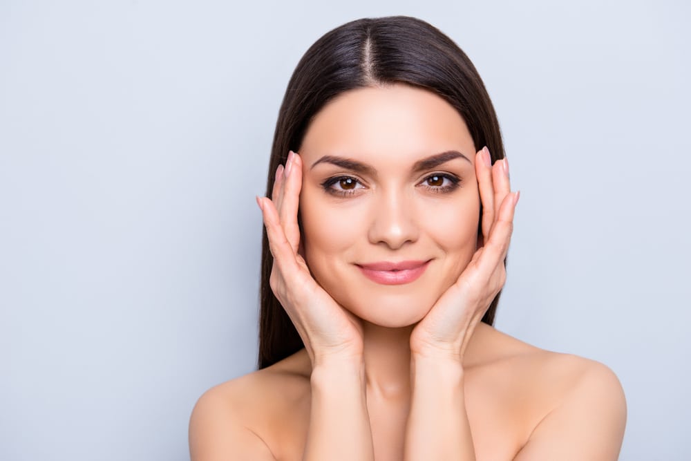 Young woman with beautiful, youthful skin after BOTOX treatment.